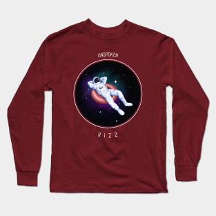 Unspoken Astronaut Rizz Long Sleeve T-Shirt